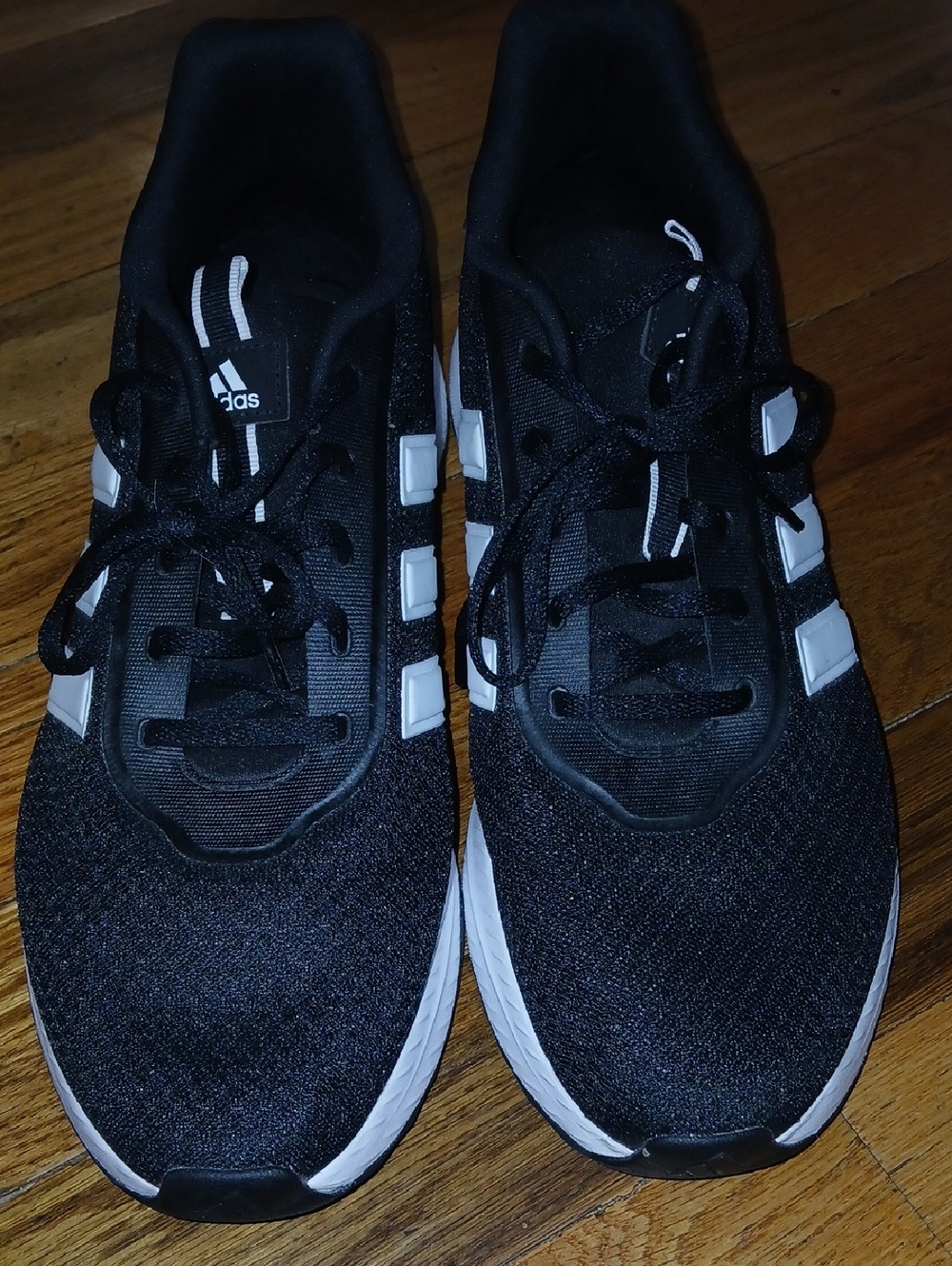 adidas Black and White Running Shoes